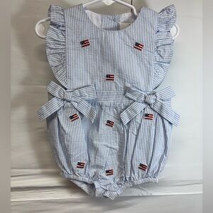 Starting Out 4th of July Bubble 100% Cotton Size 18 Months